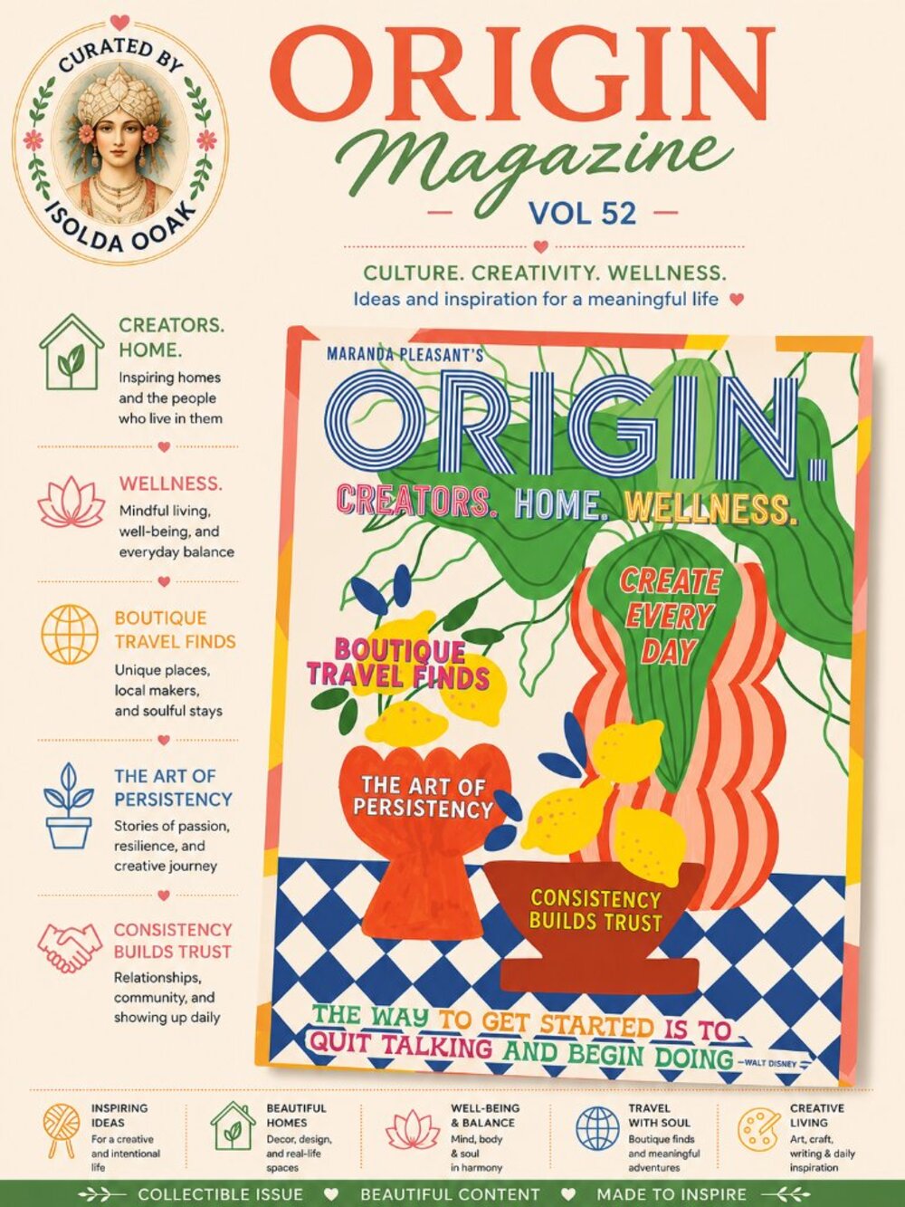 ORIGIN Magazine Vol 52 | Creativity • Wellness • Home • Art & Culture